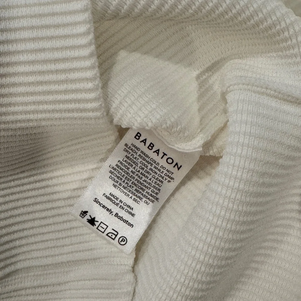 Aritzia/Babaton Sculpt Knit Criss-Cross Ribbed Halter Dress - Size Medium - Picture 7 of 8
